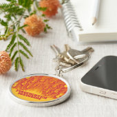 Eigen naam/tekst FIRE-sleutelketens Sleutelhanger (Zijkant)