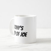 Eigen naam "Tony's Cup of Joe" Koffiemok (Voorkant links)
