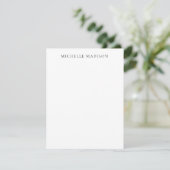 Eigen Naam Trendy Minimalistisch Professioneel Een (Staand voorkant)