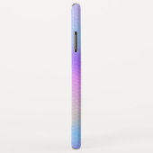 Eigen naam Trendy Rainbow Leather Texple Case-Mate iPhone Case (Achterkant/rechts)