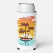 Eigen naam Tropical Island Sunset Seltzer Blikjeskoeler (Seltzer Voorkant)
