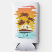 Eigen naam Tropical Island Sunset Seltzer Blikjeskoeler (Voorkant)