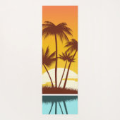 Eigen naam Tropical Island Sunset Yogamat (Achterkant)