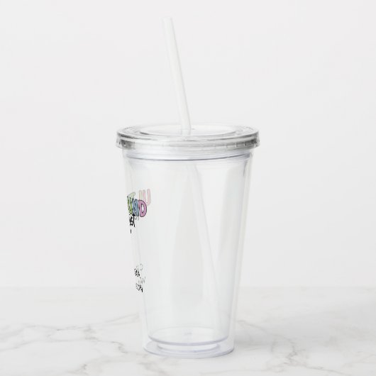 Eigen naam Ultrasound Technologist Giften Acryl Drinkbeker (Links)