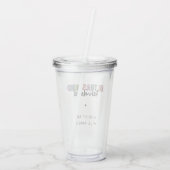 Eigen naam Ultrasound Technologist Giften Acryl Drinkbeker (Achterkant)