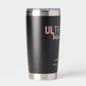 Eigen naam Ultrasound Technologist Giften Geïsoleerde Drinkbeker (Voorkant)