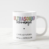 Eigen naam Ultrasound Technologist Giften Grote Koffiekop (Rechts)
