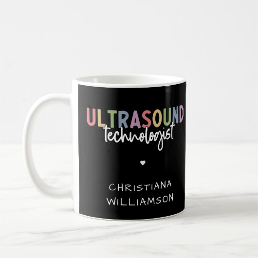 Eigen naam Ultrasound Technologist Giften Koffiemok (Links)