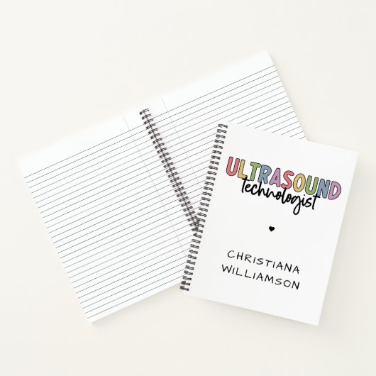 Eigen naam Ultrasound Technologist Giften Notitieboek (Binnen)