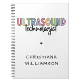 Eigen naam Ultrasound Technologist Giften Notitieboek (Voorkant)