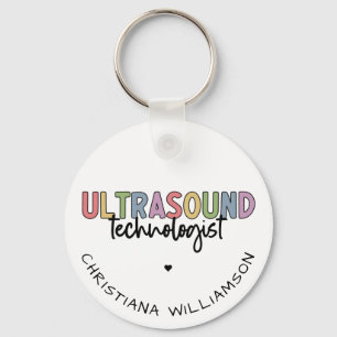 Eigen naam Ultrasound Technologist Giften Sleutelhanger