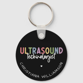 Eigen naam Ultrasound Technologist Giften Sleutelhanger