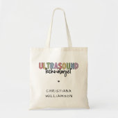 Eigen naam Ultrasound Technologist Giften Tote Bag (Voorkant)