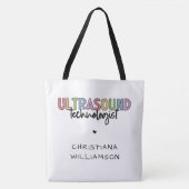 Eigen naam Ultrasound Technologist Giften Tote Bag (Voorkant)