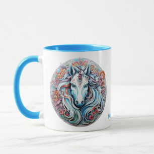 Eigen naam Unicorn Mok