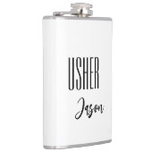 Eigen naam Usher Flask Heupfles (Rechts)
