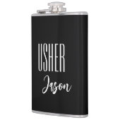 Eigen naam Usher Flask Heupfles (Links)