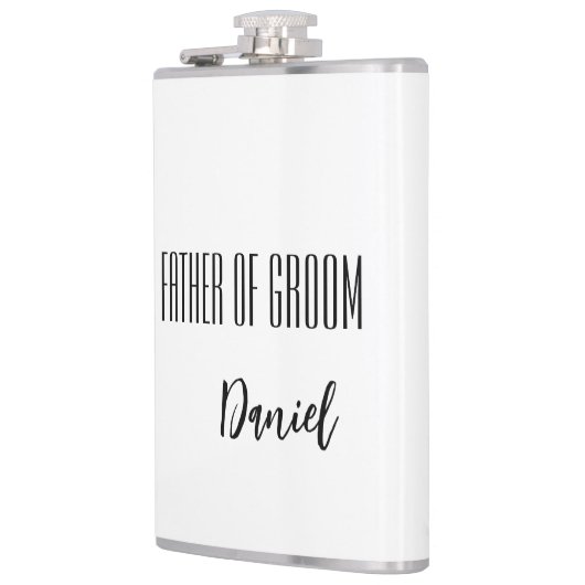 Eigen naam vader van de gegroefde kolf heupfles (Links)