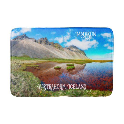 Eigen naam Vestrahorn Mountains, IJsland Badmat (Voorkant)