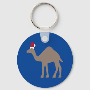 Eigen naam voor kerstkamel sleutelhanger