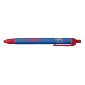 Eigen naam voor kerstkamel zwarte inkt pen (Bodem)