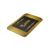 Eigen naam voor sierdoeleinden badmat (Gekanteld)