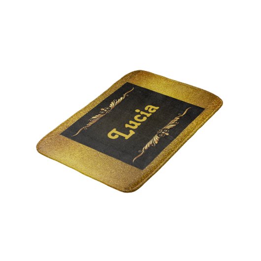 Eigen naam voor sierdoeleinden badmat (Gekanteld)