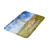 Eigen naam vuurtoren van Skarsviti, IJsland Badmat (Gekanteld)