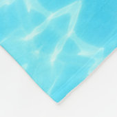 Eigen naam waterrimpelwatertextuur moderne kic fleece deken (Hoek)