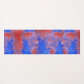 Eigen naam Waterverf Mandala oefening Yoga Mat (Achterkant (horizontaal))