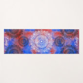 Eigen naam Waterverf Mandala oefening Yoga Mat (Voorkant (horizontaal))