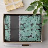 Eigen naam zeeluim groene glitter cheerleading tissuepapier (Geschenk)