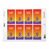 Eigen naam: zestiende zondagssportzalen etiket (Full Sheet)