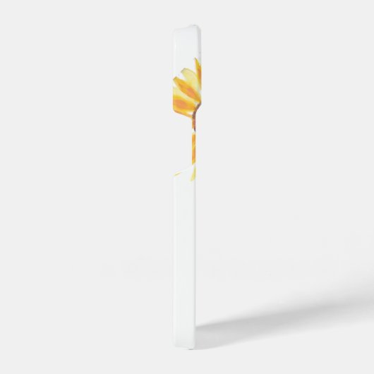 Eigen naam Zonbloemen iPhone Hoesje (Rechterkant)