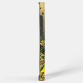 Eigen naam Zonnebloemen  textuur Samsung Galaxy Hoesje (Rechterkant)