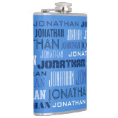 Eigen naamkolf heupfles (Rechts)