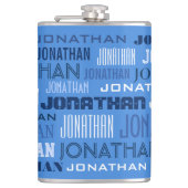 Eigen naamkolf heupfles (Voorkant)