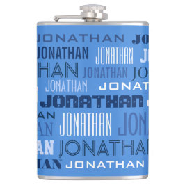 Eigen naamkolf heupfles