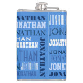 Eigen naamkolf heupfles (Achterkant)