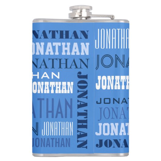 Eigen naamkolf heupfles (Achterkant)