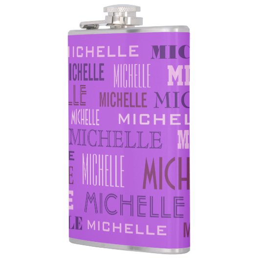 Eigen naamkolf heupfles (Links)