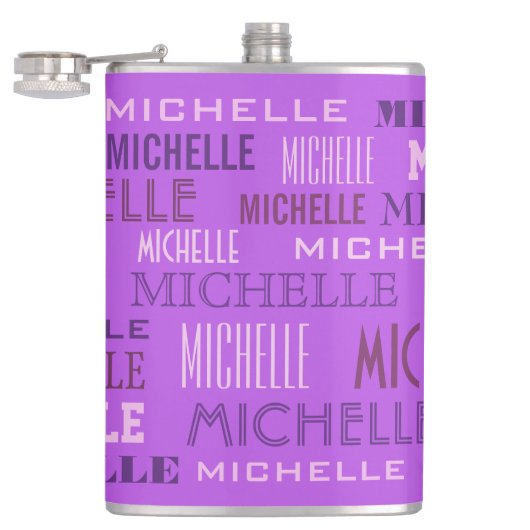 Eigen naamkolf heupfles (Geopend)