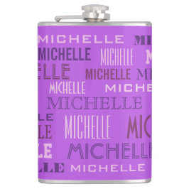 Eigen naamkolf heupfles