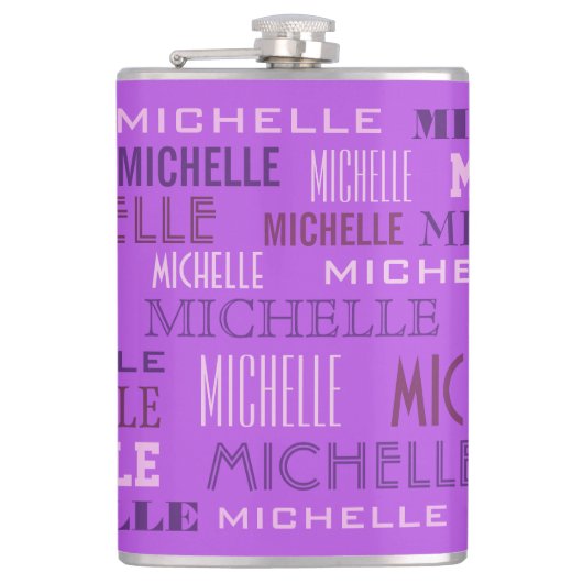 Eigen naamkolf heupfles (Voorkant)