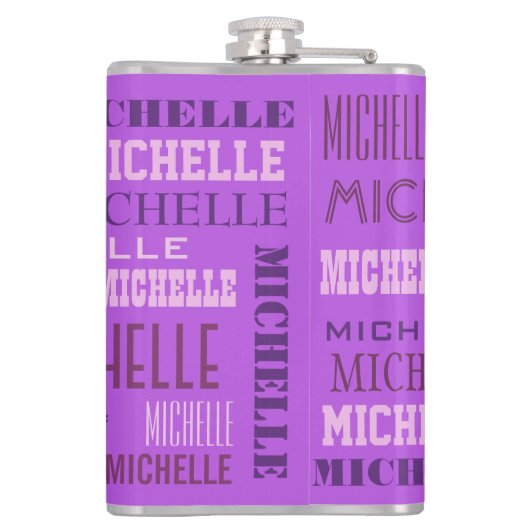 Eigen naamkolf heupfles (Achterkant)