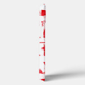 Eigen naampatroon op rode diagonale strepen Case-Mate iPhone case (Achterkant / Rechts)