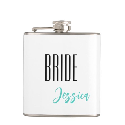 Eigen naamplaatkolf heupfles (Voorkant)