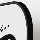 Eigen namen en datum van Penguin Love Pickleball Paddle (Links Detail)