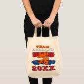 Eigen Nederlands Vlag Oranje Lionteam 2023 Tote Bag (Voorkant (product))