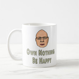Eigen niets is gelukkig koffiemok